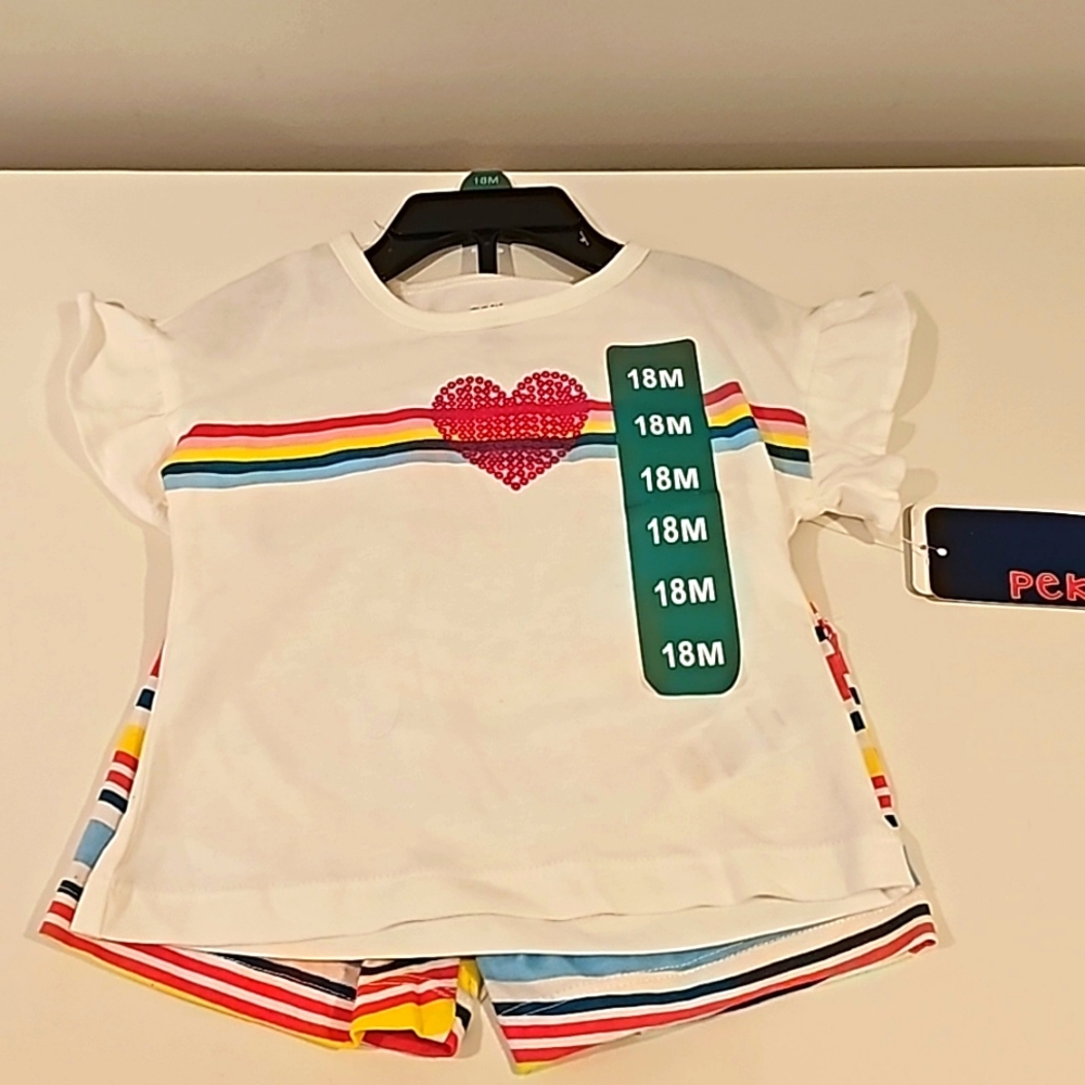 Baby girl summer matching set 18months